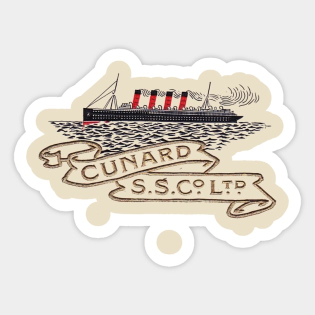 Cunard Sticker by MindsparkCreative